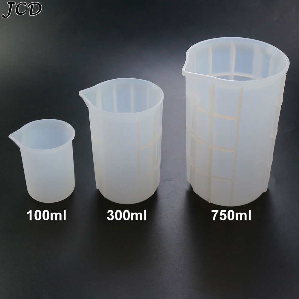 Candle Making Vessels - JCD 100ML/300ML/750ML silikon ölçüm kabı ölçekli