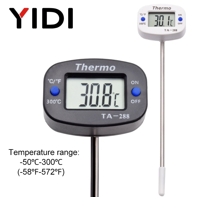 Candle Making Thermometer - TA288 LCD Dijital Gıda Termometresi BARBEKÜ