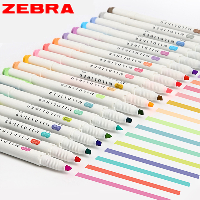 Zebra Pen Mildliner - Zebra El Yazısı Kalemi Mildliner Fosforlu