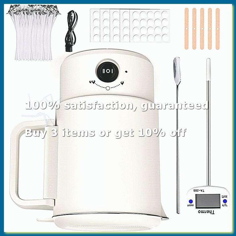 Candle Making Thermometer - A49I-Elektrikli Balmumu Eritme Potası Seti, Termometreli,