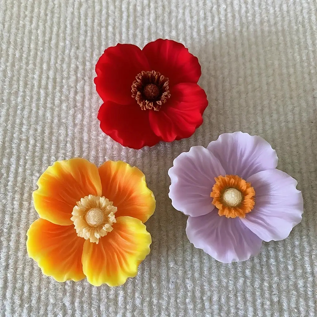 Çiçek Silikon Mum Kalıbı, Sabu - Candle Making Vessels incelemesi ve fiyatı