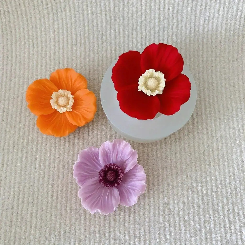 Çiçek Silikon Mum Kalıbı, Sabu - Candle Making Vessels incelemesi ve fiyatı