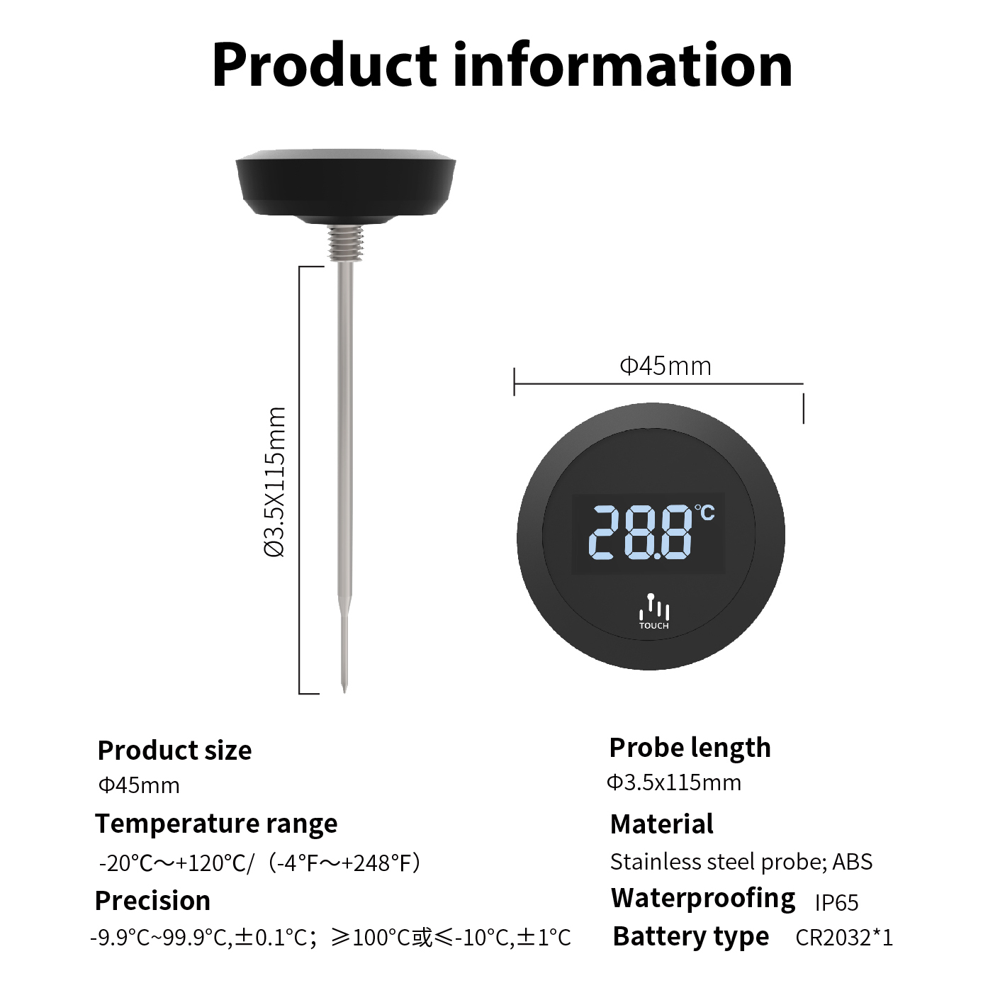 Kahve için Süt Köpürtme Termom - Candle Making Thermometer incelemesi ve fiyatı