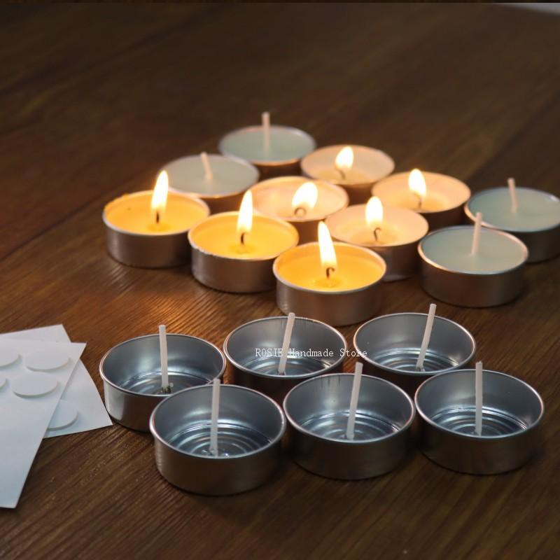Boş çay balmumu dairesel alümi - Candle Making Vessels incelemesi ve fiyatı