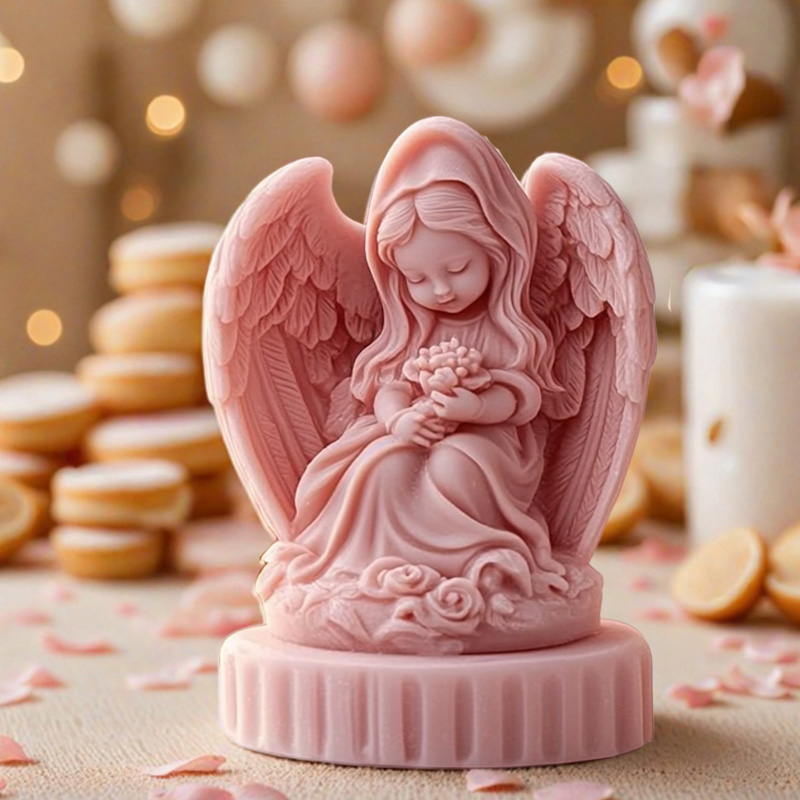 3D sevimli çift melek mum kalı - Candle Making Thermometer incelemesi ve fiyatı