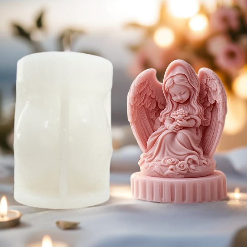 3D sevimli çift melek mum kalı - Candle Making Thermometer incelemesi ve fiyatı