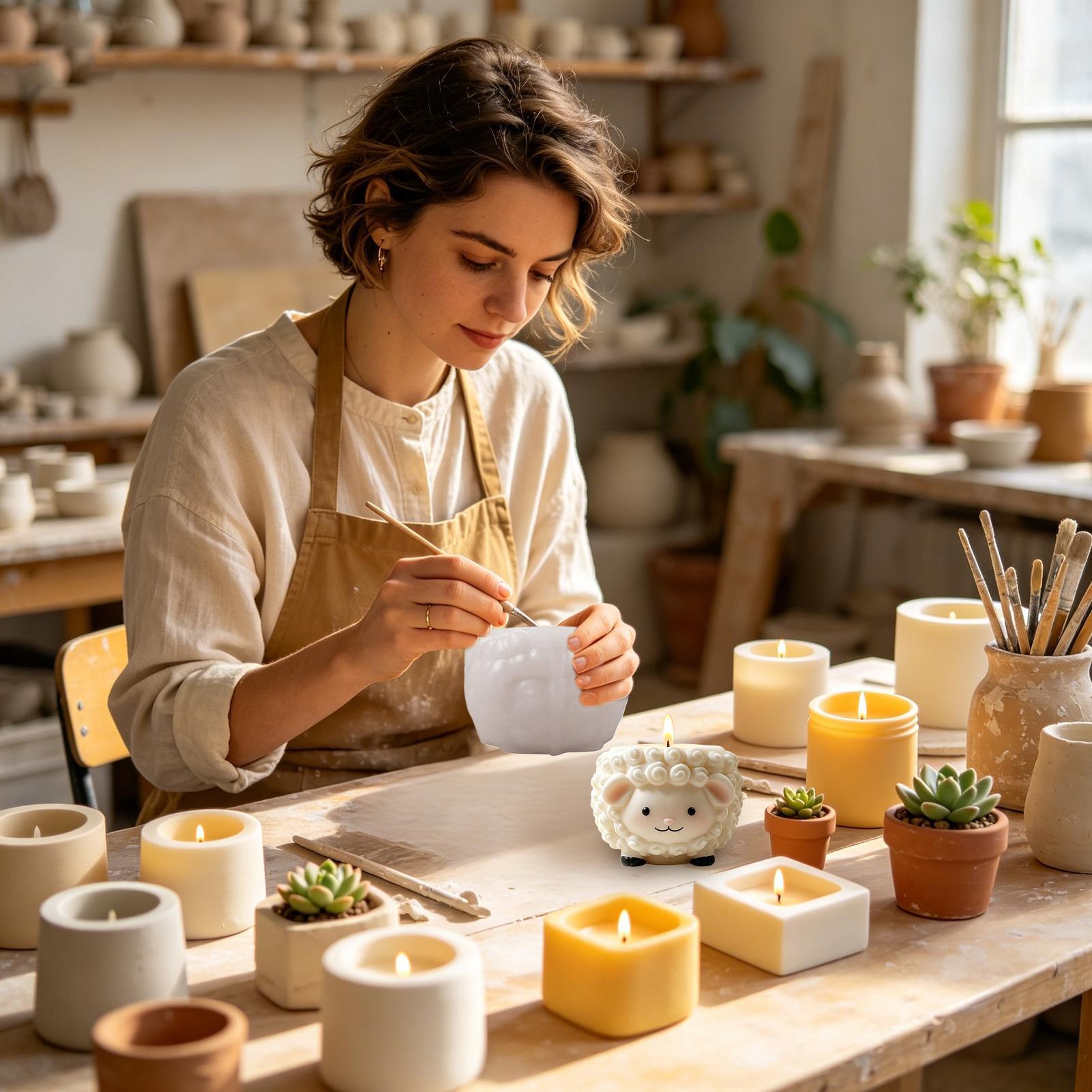 Hayvan Kalıpları Sevimli 3D Ke - Candle Making Vessels incelemesi ve fiyatı