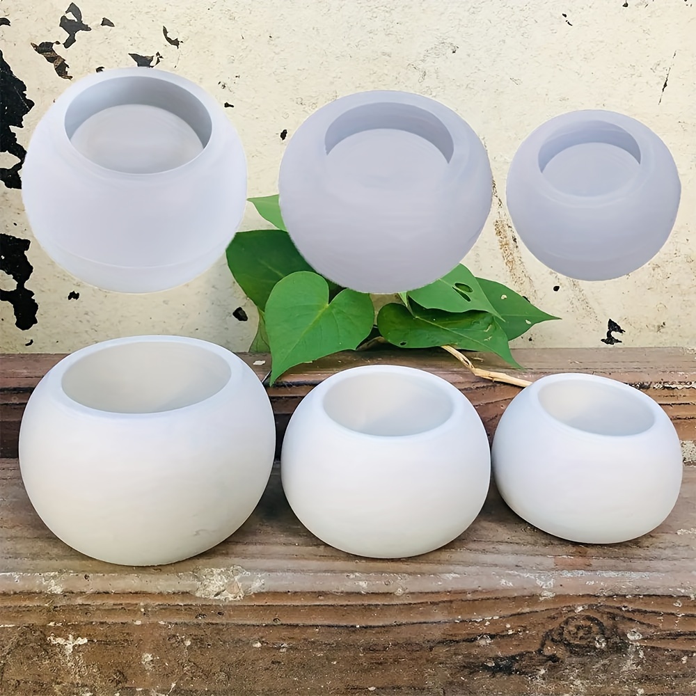 3 adet-yuvarlak saksı silikon  - Candle Making Vessels incelemesi ve fiyatı