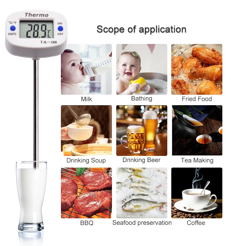 TA288 LCD Dijital Gıda Termome - Candle Making Thermometer incelemesi ve fiyatı