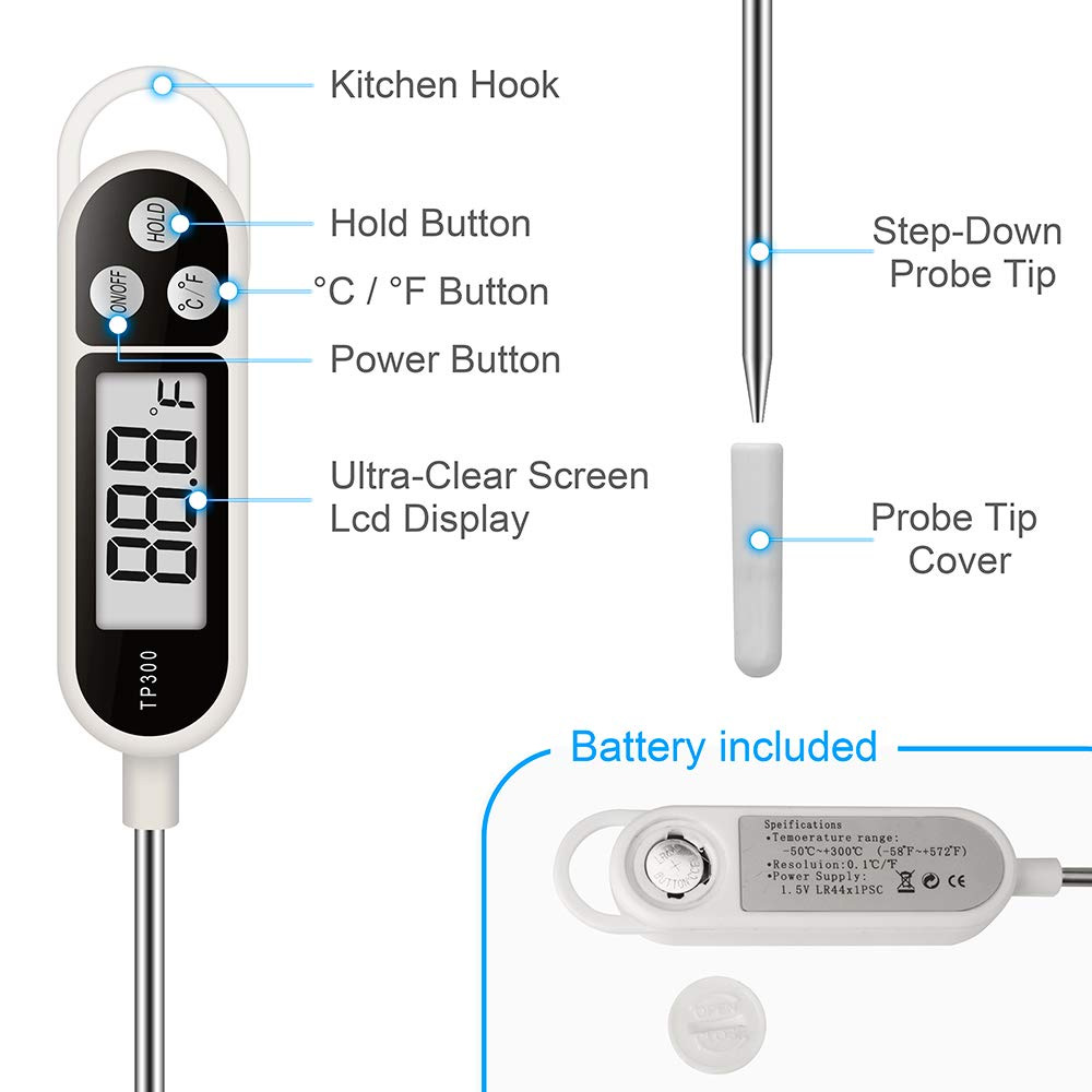 1 adet dijital et gıda termome - Candle Making Thermometer incelemesi ve fiyatı