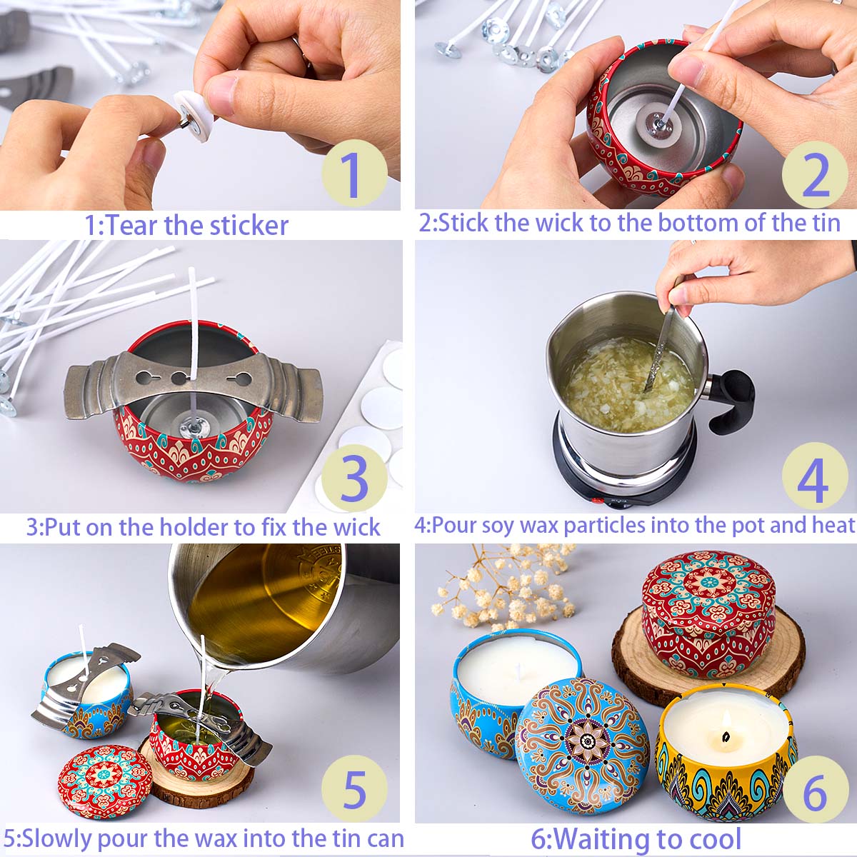 Kendin Yap Kokulu Mum Yapım Se - Candle Making Vessels incelemesi ve fiyatı